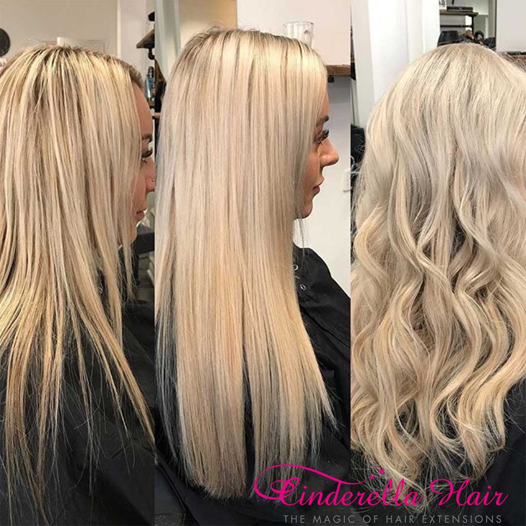 i tip hair extensions before and after
